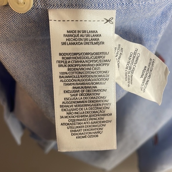 Sold Polo by Ralph Lauren | Classic Fit Flag Oxford Camp Shirt NWT 2XB - Picture 7 of 7